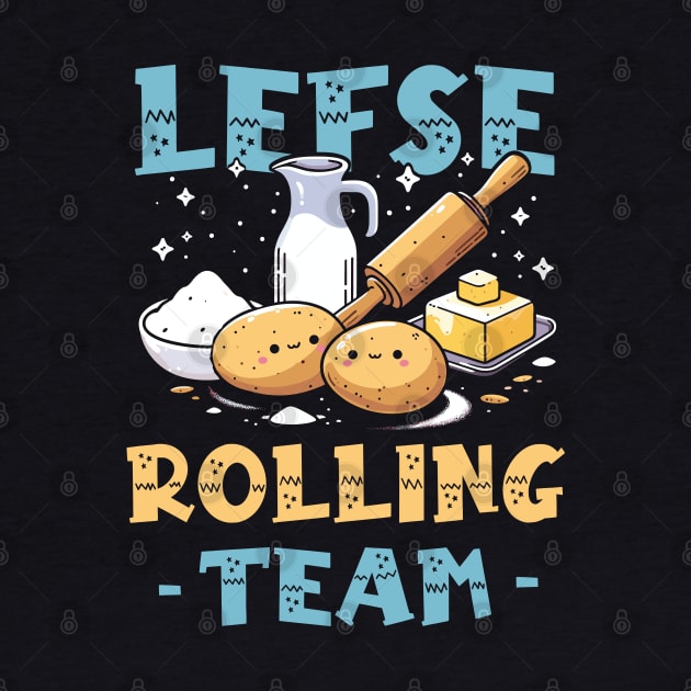 Lefse Rolling Team by Depot33